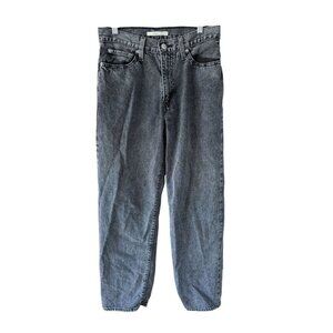 Levi's 94 Baggy Black Denim Jeans Grunge Boho Western Size 27